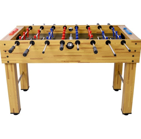 54-Inch Hurricane Foosball Table For Family Game Rooms With Light