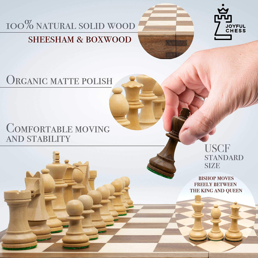 15  Chess Set ‚Äì Chess Board Game Adults ‚Äì Wooden Chess Set Adults