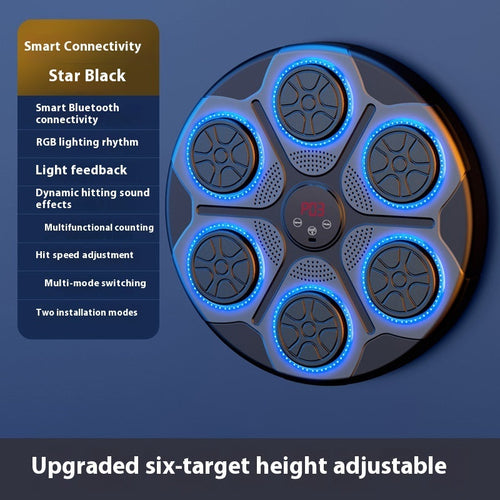 Music Boxing Machine Household With RGB Light Bluetooth-compatible