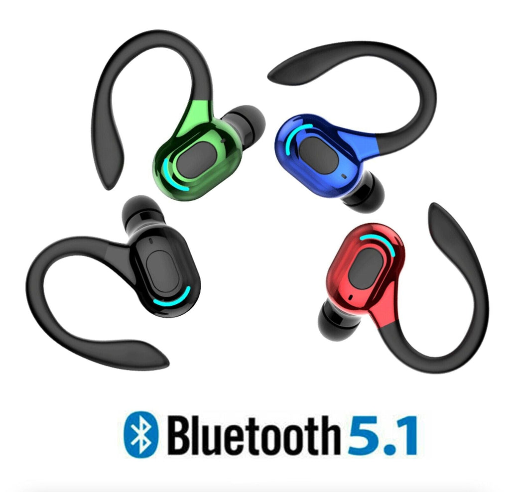 New Bluetooth 5.1 Headset Wireless Earbuds Earphones Stereo Headphones