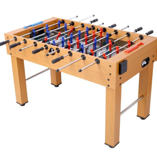 54-Inch Hurricane Foosball Table For Family Game Rooms With Light