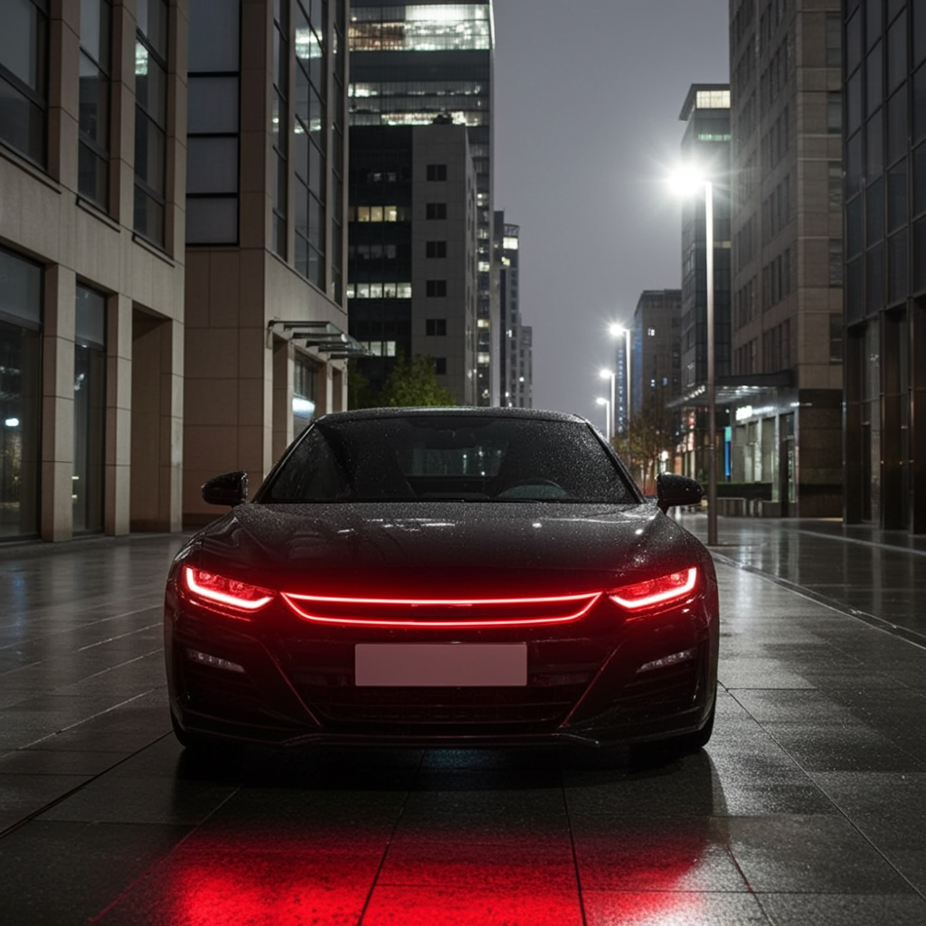 Universal 12V, 10W Start-Scan Car LED Hood