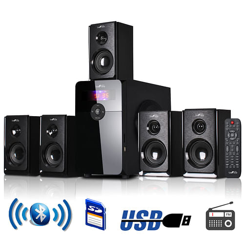 Sound 5.1 Channel Surround Sound Bluetooth Speaker System in