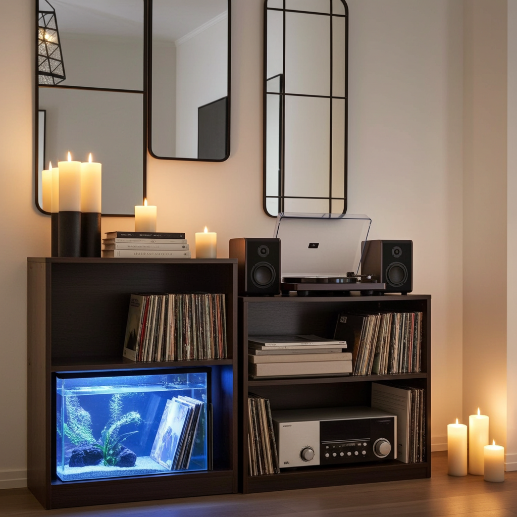 Victor Lincoln Record Player with Stereo Speakers