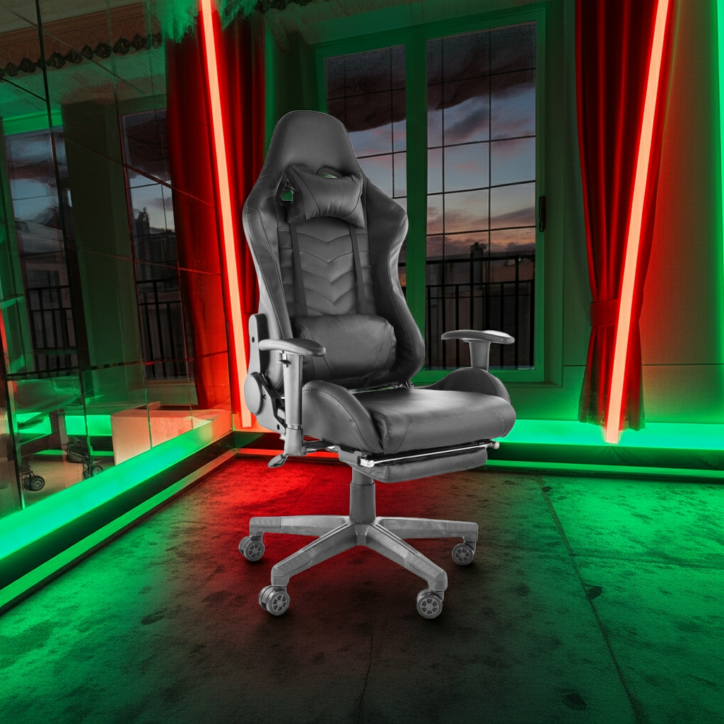 GameFitz Gaming Chair in Black