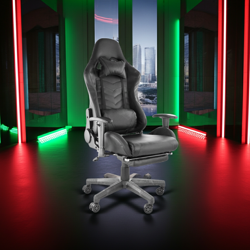 GameFitz Gaming Chair in Black