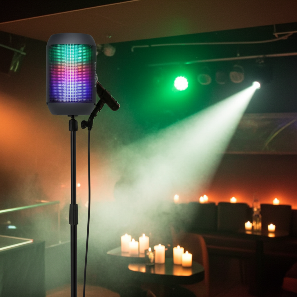 HyperGear Rave Mini Wireless LED Speaker Black (15077-HYP)