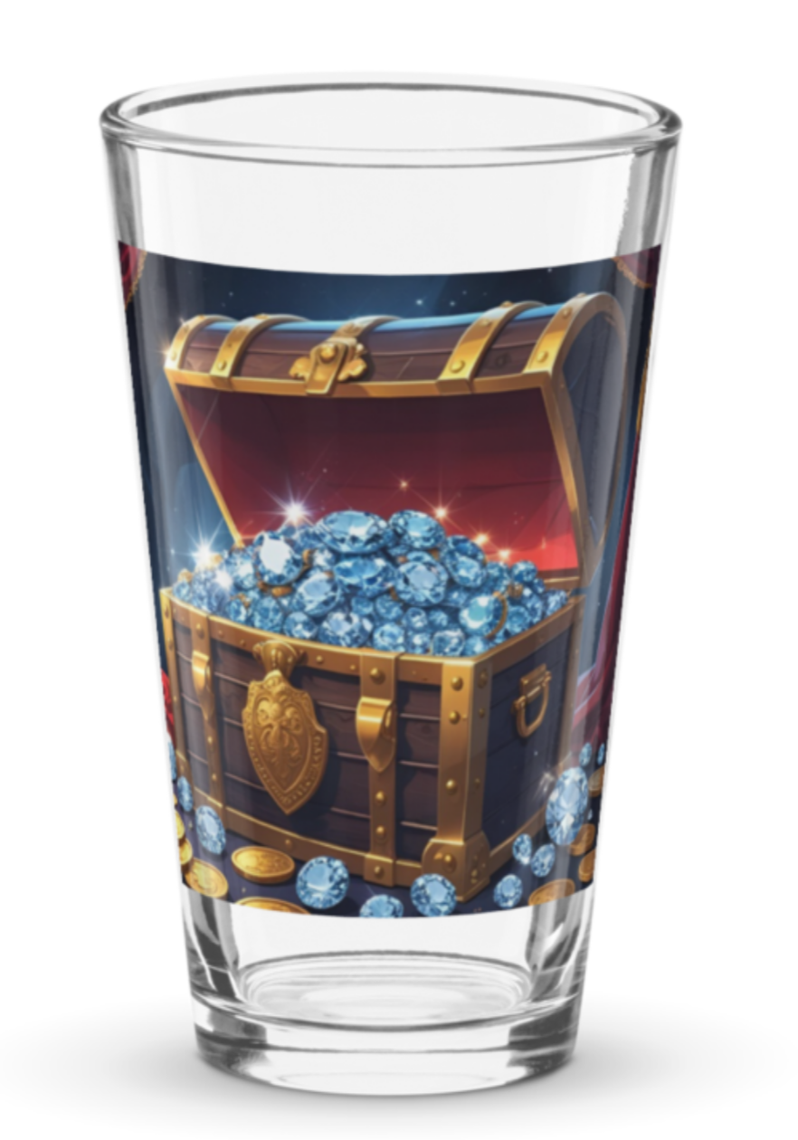 Tell Me Shaker Pint Glass