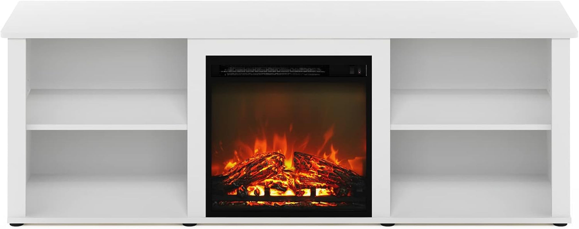 Modern 70 Inch TV Stand With Electric Fireplace