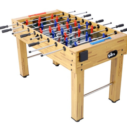 54-Inch Hurricane Foosball Table For Family Game Rooms With Light