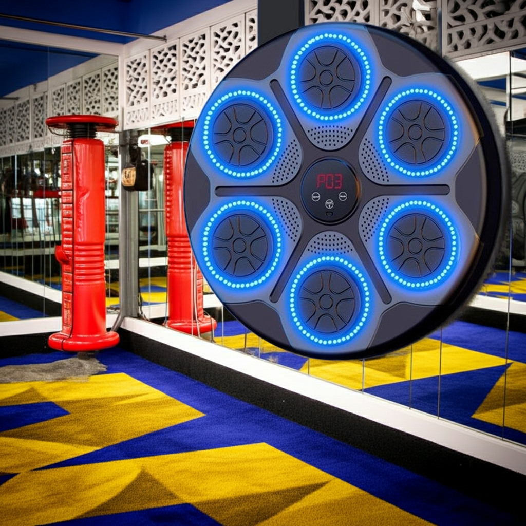 Music Boxing Machine Household With RGB Light Bluetooth-compatible