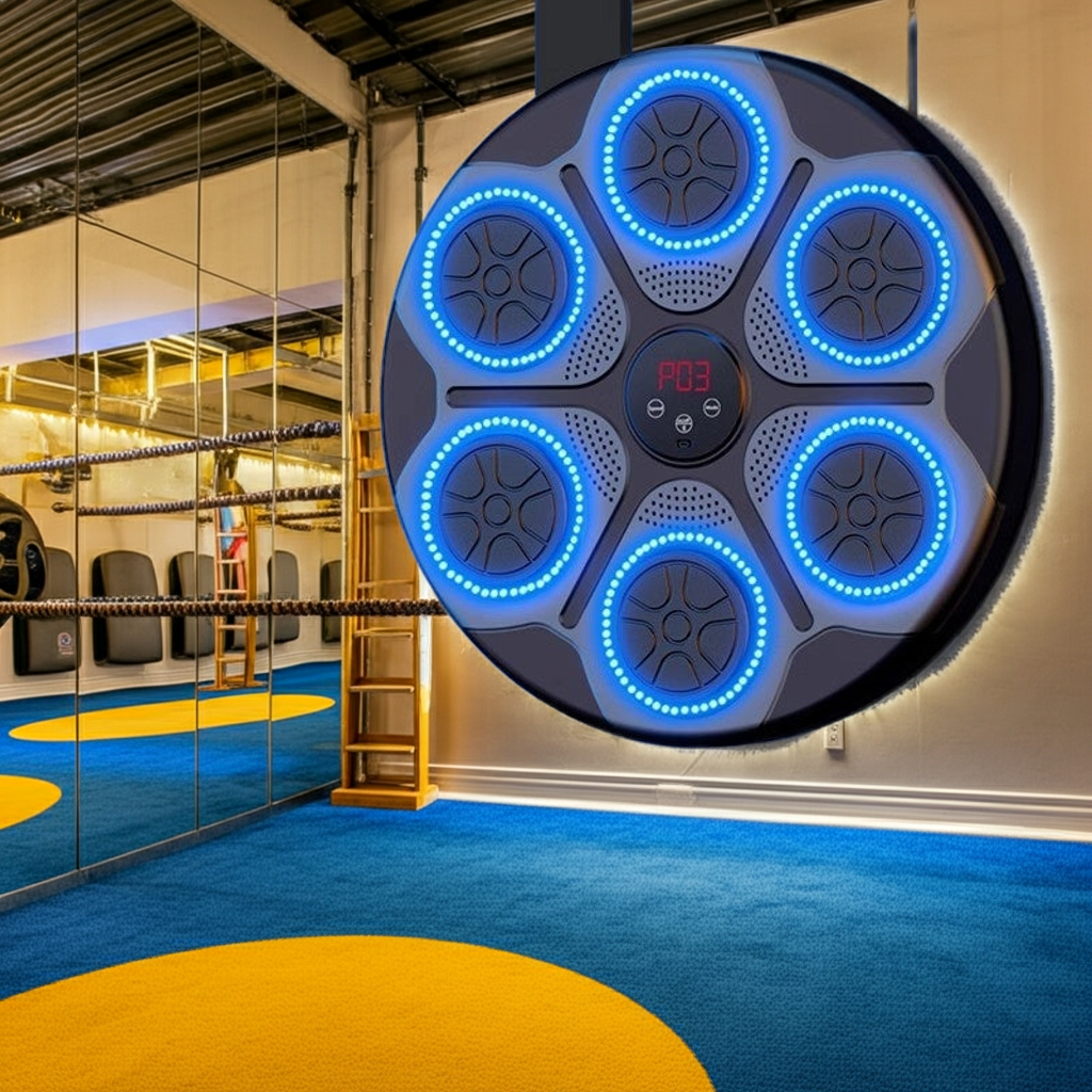 Music Boxing Machine Household With RGB Light Bluetooth-compatible