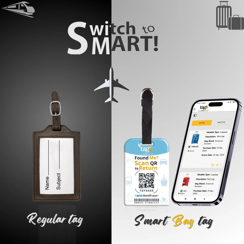 Smart Bag Security Tag - London [Pack 2]